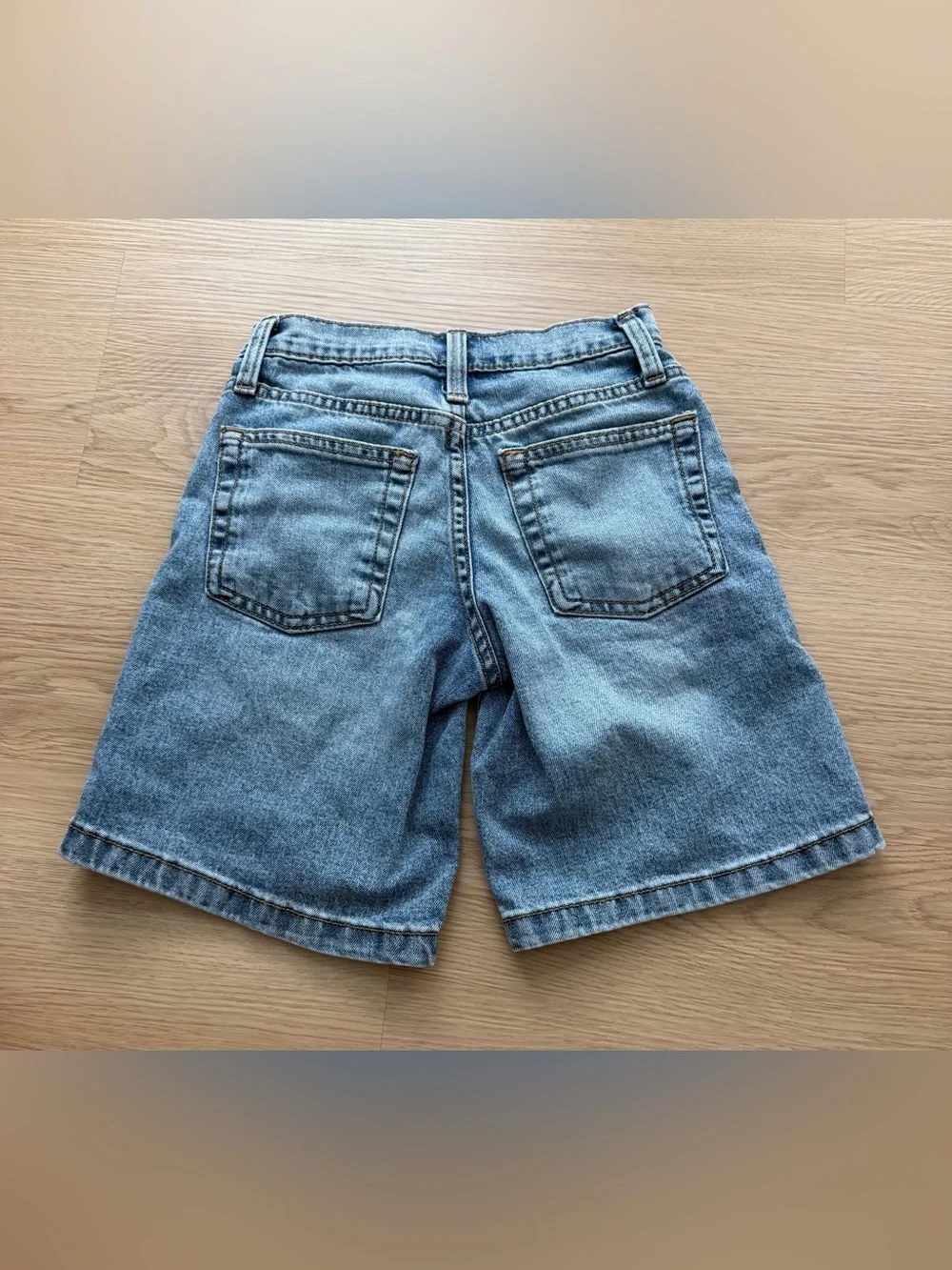 Weekend Academy Boys Denim Shorts Light Wash Blue Size 7
